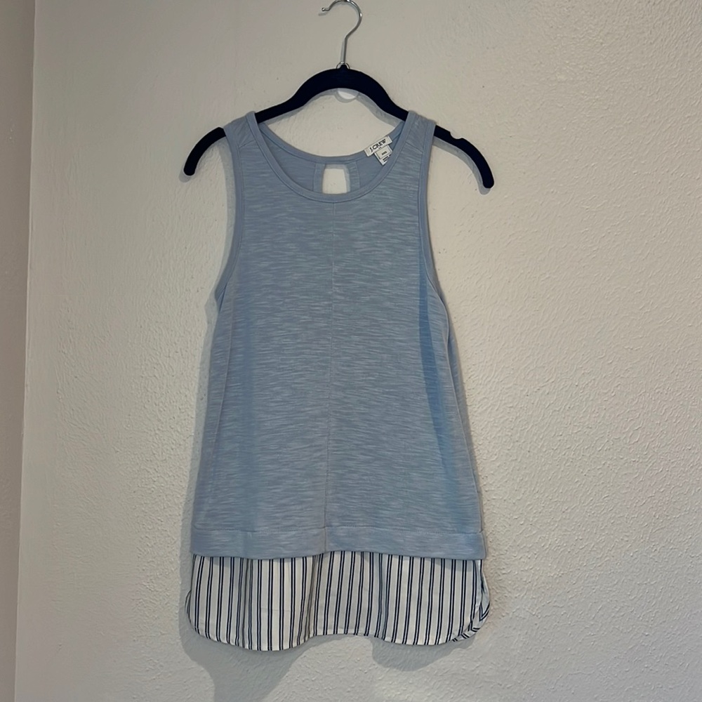 Baby blue tank top